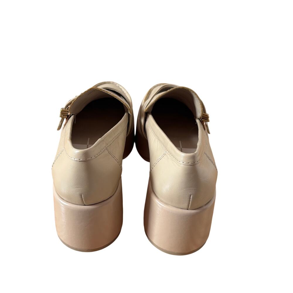 Dolce Vita Beige Platform Loafer Shoes Size 7.5 - Picture 5 of 9